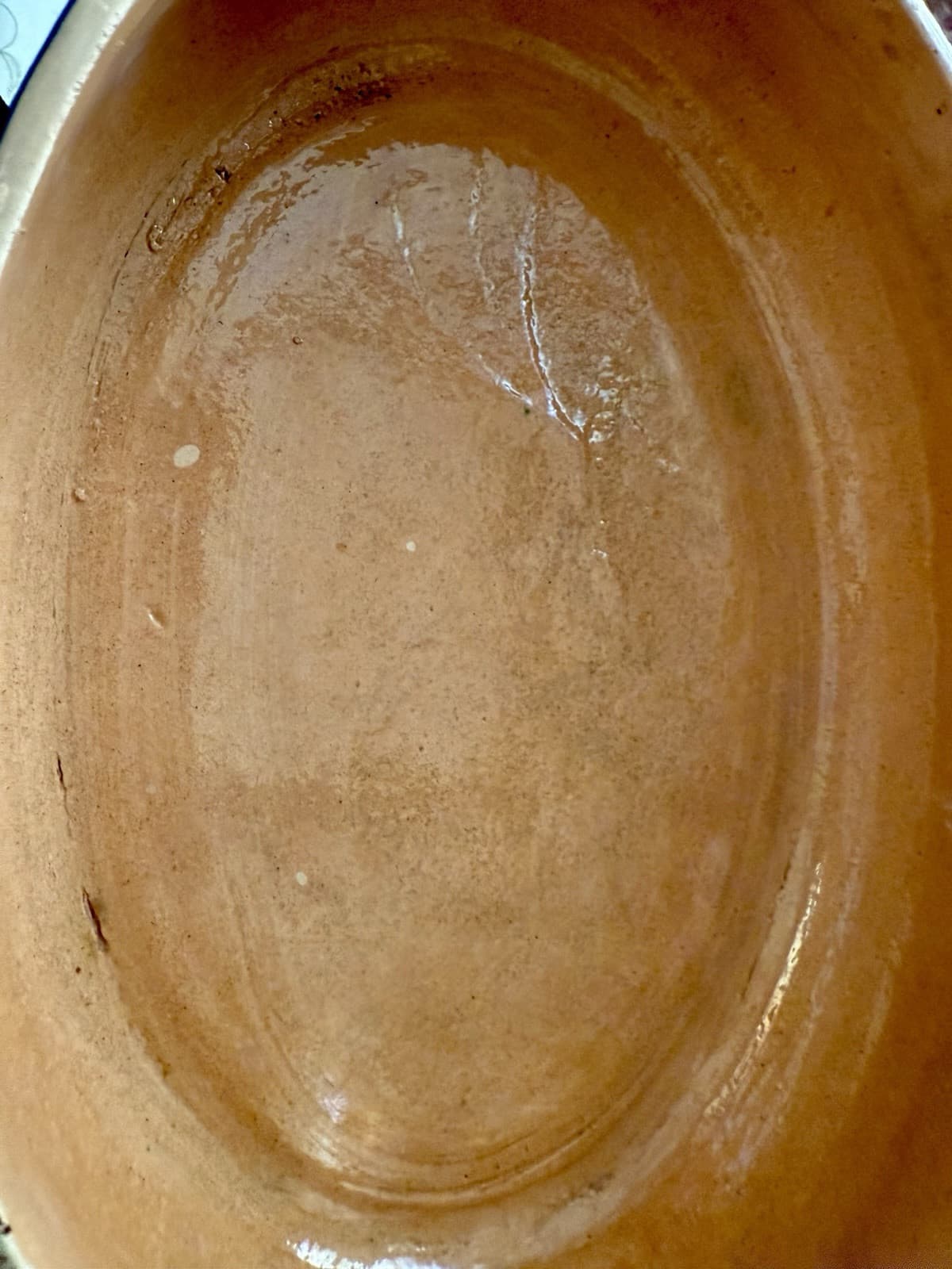 Rare VTG Tlaquepaque handcrafted Mexican pottery casserole dish 8"x13”x5” EUC - Thumbnail 9