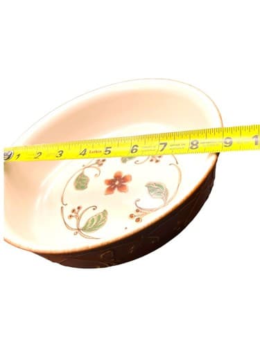 Pfaltzgraff Mission Flower 9" Serving Bowl / Baking Dish - Thumbnail 2