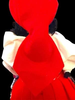 Vintage 8” Czech Folk Doll – Kyjov Costume | Made in Czechoslovakia PVC - Thumbnail 6