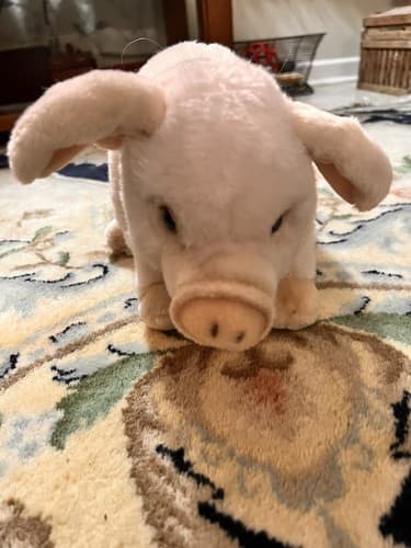 Miyoni by Aurora Pink Pig Plush 12" Stuffed Toy Animal