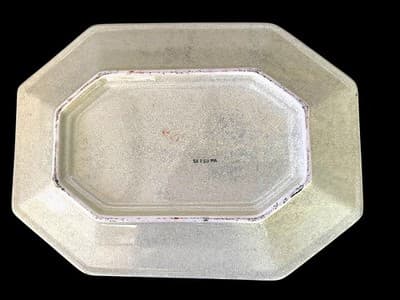 Vintage Japanese Satsuma Moriage Cabinet Plate Geisha Blue Gold 10” - Thumbnail 13