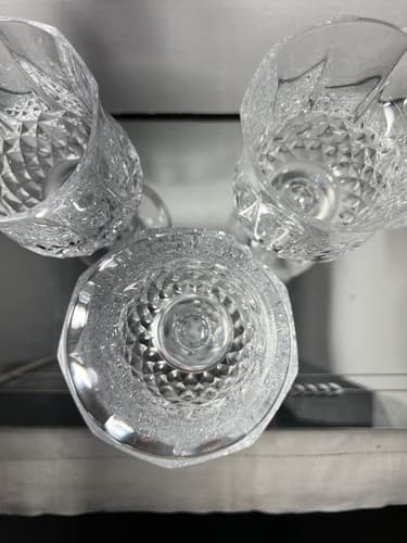 Vintage Cristal d’Arques Longchamp Wine Glasses S/3 - Thumbnail 2