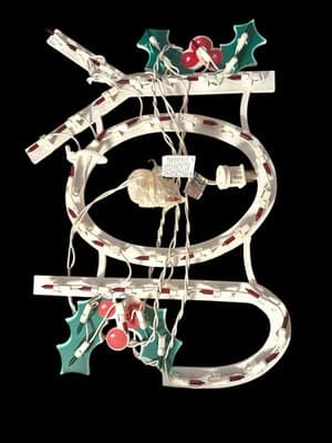 1999 Impact Plastics JOY Lighted Christmas Silhouette Indoor Outdoor Decor - Thumbnail 5