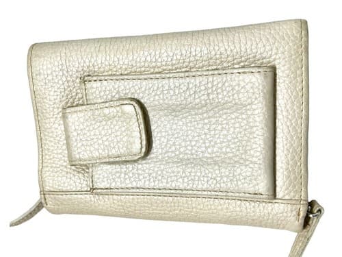 Vintage Brighton Leather Crossbody Wallet Style Bag Purse - Thumbnail 10