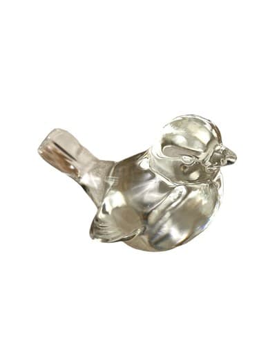 Fenton Clear Glass Bird Of Happiness