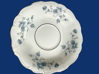 J Haviland Bavaria Blue Garland Tea Set Teapot 3 Cups Saucers - Thumbnail 8