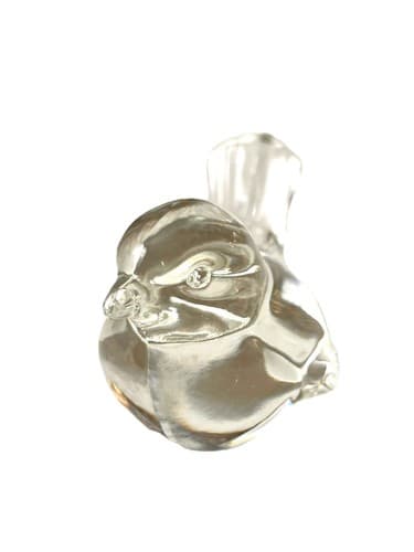 Fenton Clear Glass Bird Of Happiness - Thumbnail 4