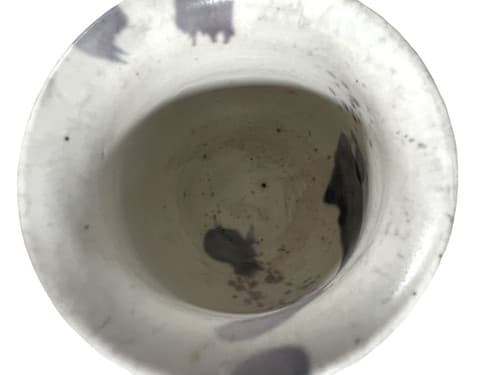 Vintage 1977 Hand Thrown Signed Pair of Mugs Unique Design Beautiful Finish - Thumbnail 2