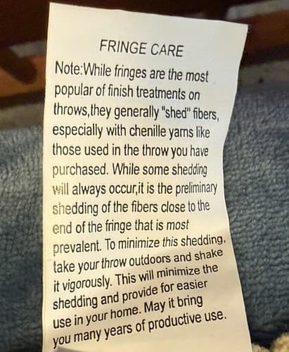 Brentwood Originals Chenille Throw Blanket Butter Yellow Fringe 50x60 Soft Cozy - Thumbnail 3