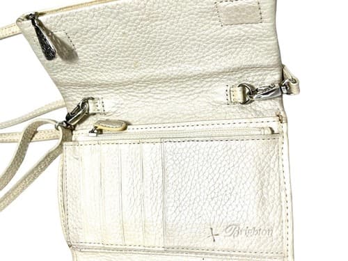 Vintage Brighton Leather Crossbody Wallet Style Bag Purse - Thumbnail 5