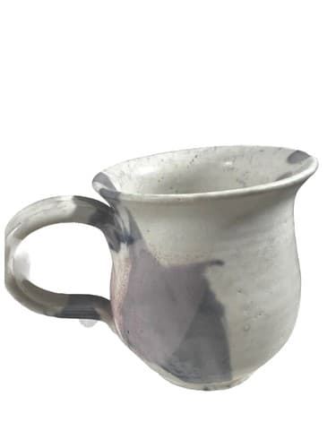 Vintage 1977 Hand Thrown Signed Pair of Mugs Unique Design Beautiful Finish - Thumbnail 5