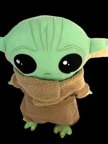 Star Wars Mandalorian The Child Plush Baby Yoda Grogu Doll/Pillow 22”x 22” - Thumbnail 2