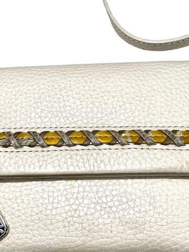 Vintage Brighton Leather Crossbody Wallet Style Bag Purse - Thumbnail 2