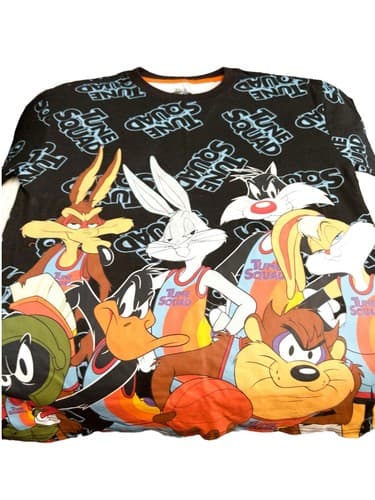 Space Jam A New Legacy Short Sleeve Medium Black T Shirt Vintage - Thumbnail 2