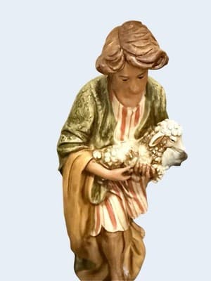 Vintage Amazing 1996 Grandeur Noel Collector Edition 10 Pc Porcelain Nativity - Thumbnail 5