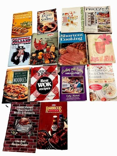 Lot Of 14 Vintage Cookbooks Pamphlets Booklets Classic Recipes