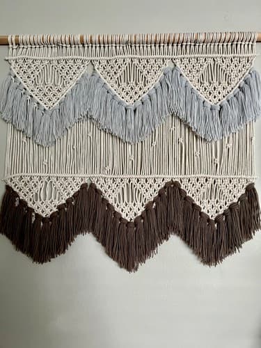 Large Macrame Wall Hanging - Boho Tapestry Macrame Wall Decor Art- Bohemian