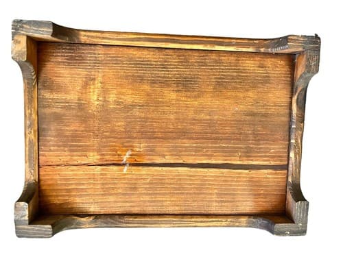 Vintage Handpainted Child’s Wooden Toy Chest - Thumbnail 8