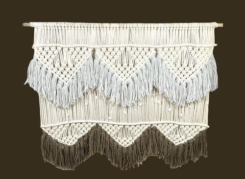 Large Macrame Wall Hanging - Boho Tapestry Macrame Wall Decor Art- Bohemian - Thumbnail 5