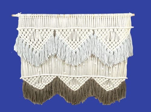 Large Macrame Wall Hanging - Boho Tapestry Macrame Wall Decor Art- Bohemian - Thumbnail 4