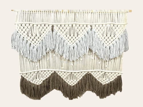 Large Macrame Wall Hanging - Boho Tapestry Macrame Wall Decor Art- Bohemian - Thumbnail 3