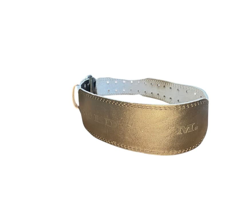Gold's Gym Black Split Leather Padded Weightlifting Belt Size S/M - Thumbnail 3
