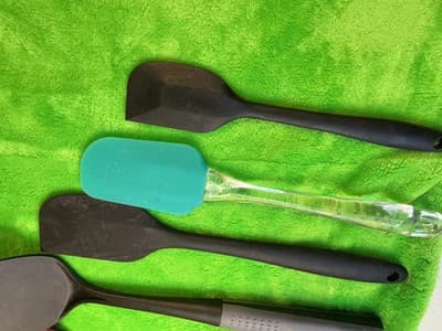 5 Pc Silicone Nylon Spatula Turner Set Nonstick Kitchen Tools - Thumbnail 2