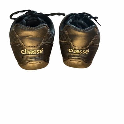 Chassé Apex Dance Sneakers Youth Size 5 Black Split Sole - Thumbnail 4