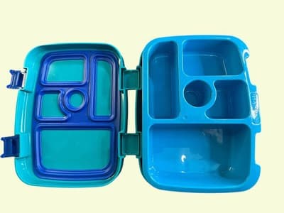 Bentgo Kids Shark Print Lunch Box 5 Compartment Leakproof New Sealed - Thumbnail 9