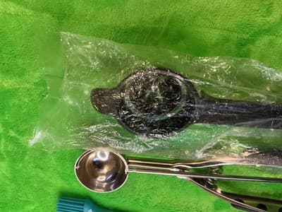 4 Pc Baking Kitchen Tool Set: Scoop, Brush, Spoon & Skimmer - Thumbnail 2