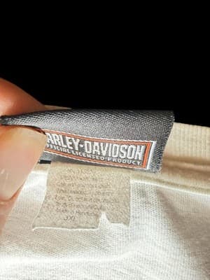 Vintage Harley Davidson Las Vegas Cafe T Shirt 3XL Distressed Biker Tee - Thumbnail 5