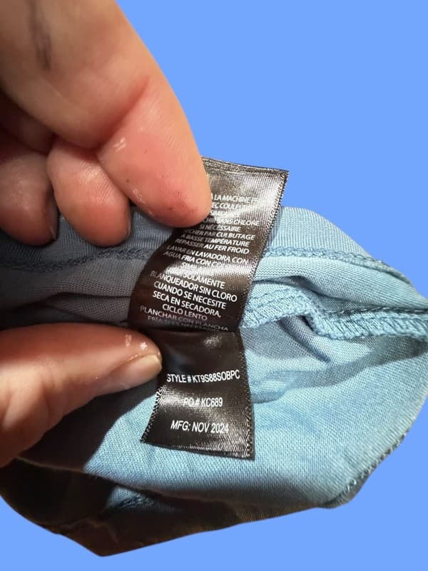 Kenneth Cole Active Men's Modal Performance Short Sleeve T-Shirt Size M Blue - Thumbnail 5