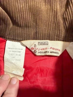 Vintage Walls Blizzard-Pruf Work Jacket Distressed Duck Canvas Insulated Coat - Thumbnail 3