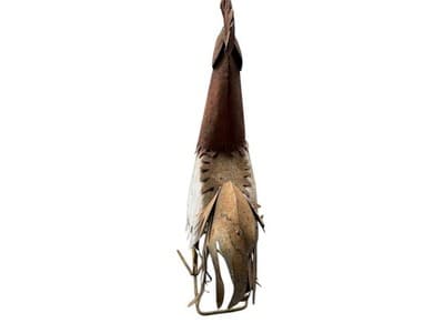 Metal Rooster Garden Art Rustic Farmhouse Yard Decor Outdoor Sculpture - Thumbnail 4