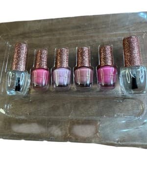 Nicole Miller You're a Gem Nail Essentials Set: 4 Polish, Cuticle Oil, Top Coat - Thumbnail 2