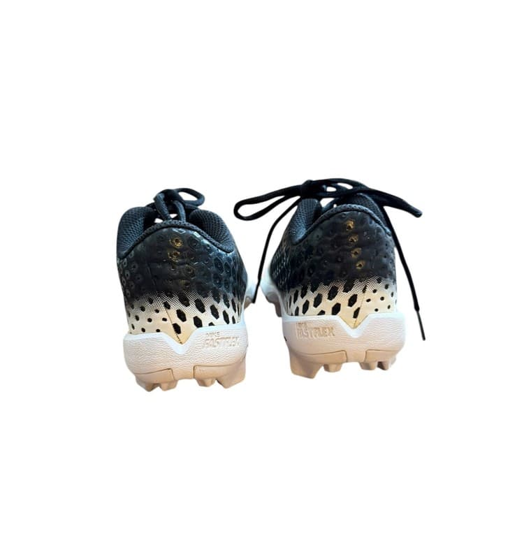 Nike Youth Vapor Football Cleats Black White Size 1Y AO8151-003 - Thumbnail 3