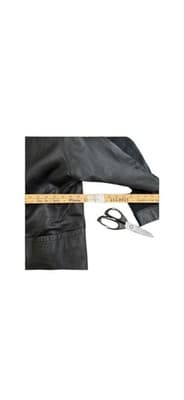 Pelle Y2K Black Leather Double Breasted Blazer Coat Women’s L - Thumbnail 8