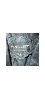 Pelle Y2K Black Leather Double Breasted Blazer Coat Women’s L - Thumbnail 2