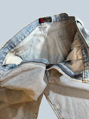 Vintage Wrangler RIGGS DuraShield Denim Carpenter Jeans 40x32 Straight Leg - Thumbnail 4