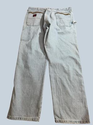 Vintage Wrangler RIGGS DuraShield Denim Carpenter Jeans 40x32 Straight Leg - Thumbnail 2