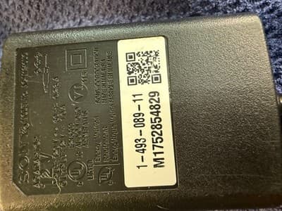 Sony AC Adapter Power Supply ACM1241UC 12V 1A DC Barrel Plug Audio Video OEM