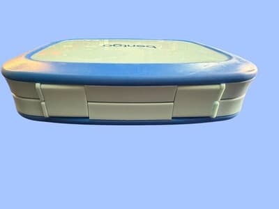 Bento Lunch Box 5 Compartment Leakproof Meal Prep Container Teal Blue Tan - Thumbnail 8