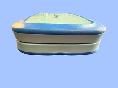 Bento Lunch Box 5 Compartment Leakproof Meal Prep Container Teal Blue Tan - Thumbnail 4