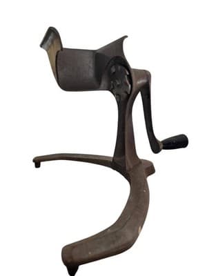 Antique Cast Iron Apple Peeler Frame Primitive Farmhouse Kitchen Decor
