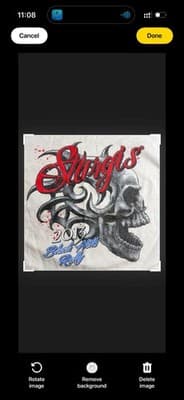 Sturgis 2013 Black Hills Rally Skull T-Shirt Men’s 2XL Fruit of the Loom - Thumbnail 4