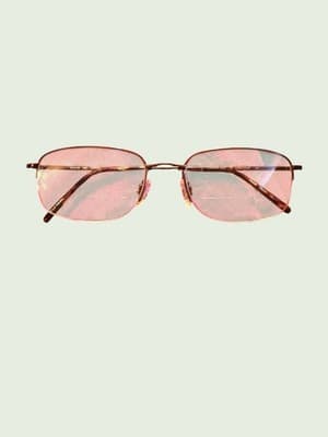 Marchon Eyeglasses Frames FLEXON 606 COFFEE Rectangular Half Rim 54-19-140 mm - Thumbnail 4