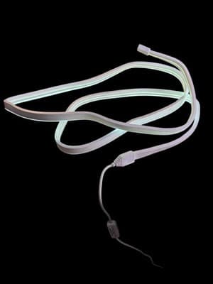 Plug-In RGB Color Changing LED Neon Flex Strip Light Bendable Under Cabinet 6ft - Thumbnail 2