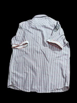 Vintage 2008 Barrel Racing Shirt | Red Snap Jean Co, PBR Patch - Thumbnail 2