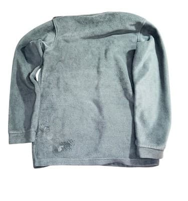 Columbia Women’s Fleece Jacket Green Red Zip Size Large Outdoor - Thumbnail 2