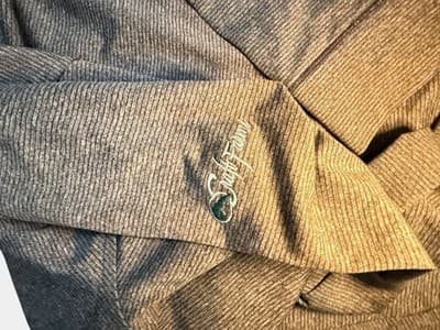 Cutter & Buck CB DryTec Grey Striped 1/4 Zip Performance Pullover XXL - Thumbnail 5